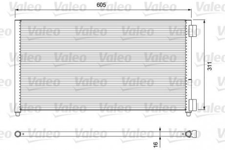 Радиатор кондиционера VALEO 818017 (фото 1)