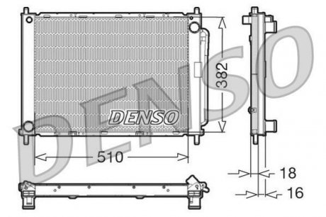Радіатор кондиціонера Denso DRM23100 (фото 1)