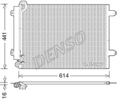 Радиатор кондиционера Denso DCN32008 (фото 1)