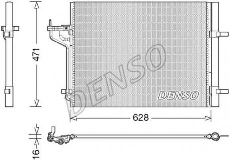 Радиатор кондиционера Denso DCN10029 (фото 1)