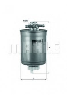 Фильтр топливный MAHLE KL103 (фото 1)