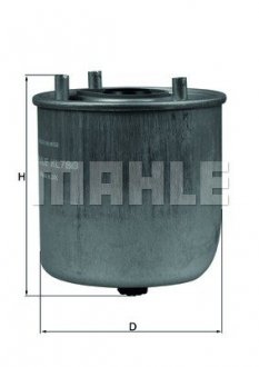 Фильтр топливный MAHLE KL780 (фото 1)