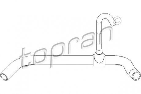 Шланг радиатора Topran 111799