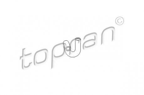 Шланг радіатора Topran 107304