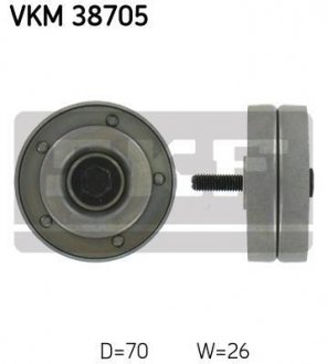 Ролик модуля натягувача ременя SKF VKM38705 (фото 1)