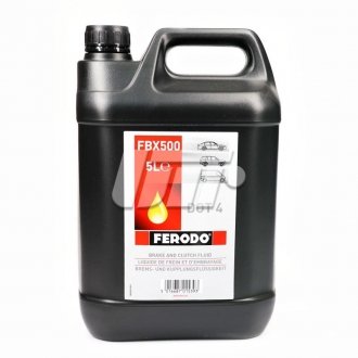 Тормозна рідина DOT4, 5,0 л Ferodo FBX500 (фото 1)