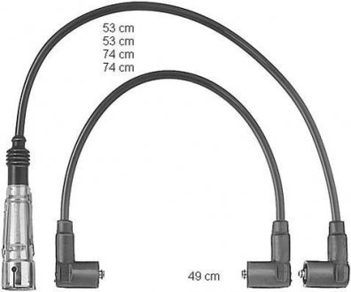 Комплект кабелей высоковольтных CHAMPION CLS249