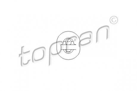 Кронштейн, глушник Topran 104403 (фото 1)