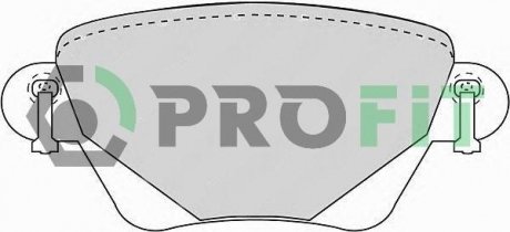 Колодки тормозные дисковые PROFIT 5000-1416