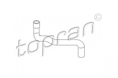 Шланг радіатора 037121053H Topran 109010 (фото 1)