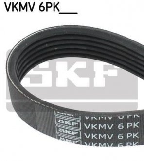 Ремень поликлиновый 6PK895 SKF VKMV 6PK895 (фото 1)