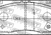 Колодки тормозные передние комплект FEBEST 0701-RH418F (фото 2)