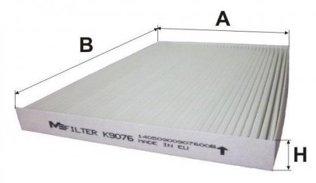 Фільтр повітряний M-Filter M-Filter MFILTER K9076