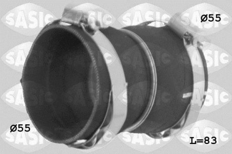 Патрубок интеркуллера, 1.6HDi Sasic 3350002 (фото 1)