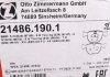 Колодки тормозные дисковые Otto Zimmermann GmbH 21486.190.1 (фото 5)
