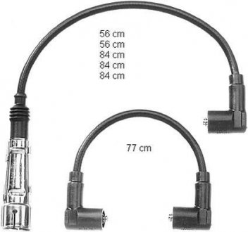 Комплект кабелей высоковольтных BERU ZEF707 (фото 1)