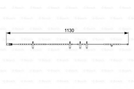Датчик износа тормозных колодок Bosch 1987473016