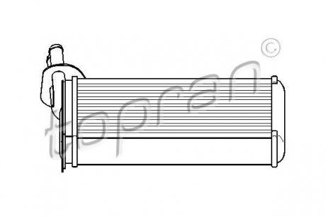 Теплообменник (отопление салона) Topran 108614 (фото 1)
