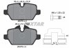 Колодки тормозные MINI Cooper "R "10-16 TEXTAR 2547801 (фото 2)