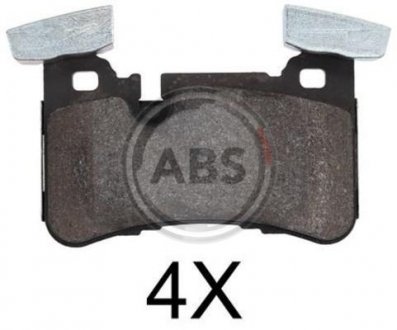 Тормозные колодки дисковые (1 к-т). A.B.S 37812 (фото 1)