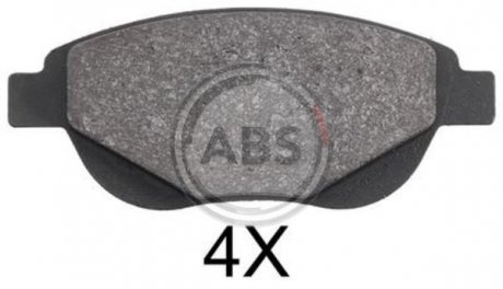 Гальмівні колодки дискові (1 к-т). A.B.S 37885