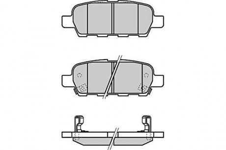 Колодки тормозные задние FBP-1914 Fremax FBP1914 (фото 1)