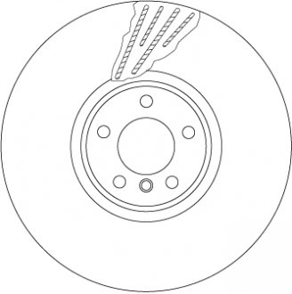 Тормозной диск двухсекционный TRW DF6618S