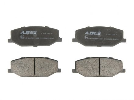 Гальмівні колодки, дискові. ABE C18003ABE (фото 1)