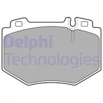 Тормозные колодки, дисковые. DELPHI LP1851 (фото 1)