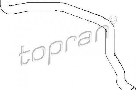 Шланг радиатора (система охлаждения) Topran 109193 (фото 1)