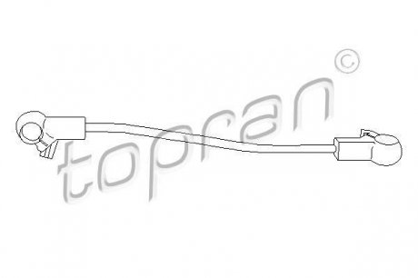 Шток вилки переключения передач Topran 102846 (фото 1)
