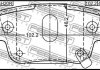 Колодки тормозные дисковые задние, комплект FEBEST 0101-GGH20R (фото 2)