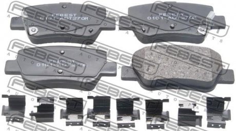 Колодки тормозные дисковые задние, комплект FEBEST 0101-ADT270R (фото 1)