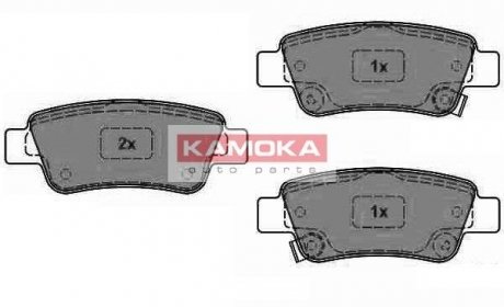 Колодка гальм. Honda CR-V задн. Kamoka Jq1018466 (фото 1)