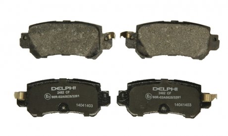 Тормозные колодки дисковые MAZDA CX-5 "R "11>> DELPHI LP2482 (фото 1)