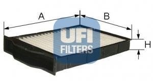 Фільтр, повітря у внутрішньому просторі UFI 53.107.00 (фото 1)