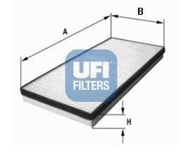 Фільтр, повітря у внутрішньому просторі UFI 53.004.00 (фото 1)
