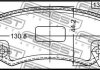 Колодки тормозные дисковые передние, комплект FEBEST 0701-WRF (фото 2)