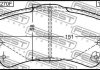 Колодки тормозные дисковые передние, комплект FEBEST 0101-ADT270F (фото 2)
