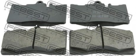 Колодки тормозные дисковые передние, комплект FEBEST 0101-UCF30F