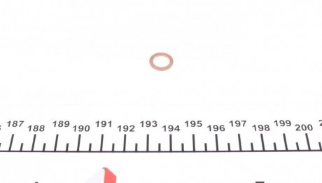 Кільце ущільнювальне (8x12x1mm) Elring 104.000 (фото 1)