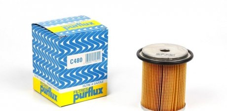 Фільтр палива PEUGEOT 406 2.1 TD 10/95- PURFLUX C480 (фото 1)