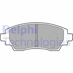 Тормозные колодки дисковые TOYOTA Corolla E "F "97-02 DELPHI LP1560 (фото 1)