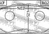 Колодки гальмівні передні TOYOTA HILUX III 2.5 06.06- FEBEST 0101-KUN40F (фото 2)