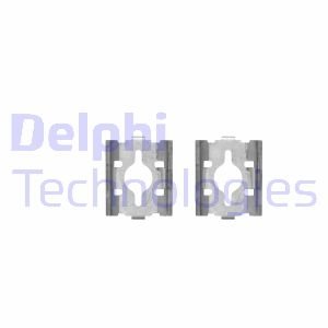 Комплектуючі, колодки дискового гальма DELPHI LX0328 (фото 1)