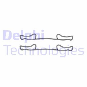 Комплектуючі, колодки дискового гальма DELPHI LX0294 (фото 1)
