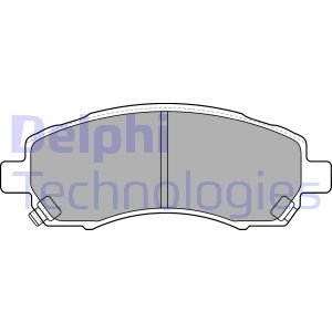 Комплект гальмівних колодок, дискове гальмо DELPHI LP1545