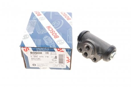 Цилиндр тормозной рабочий Bosch 0986475718