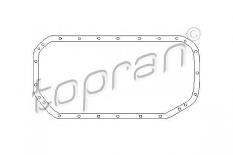 Прокладка масляного поддона BMW 1.6-2.0 (M10) 78-87 Topran 500 777 (фото 1)