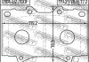 Колодки торм передн TOYOTA LAND CRUISER 100 HDJ101/UZJ100 1998-2007 FEBEST 0101-UZJ100F (фото 2)